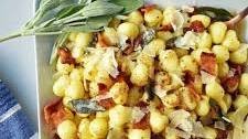 Gnocchi with Brown Butter, Crispy Pancetta, and Sage