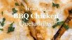 Gooey & Delicious: BBQ Chicken Quesadillas with Red Onion ...