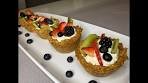 Granola Fruit Tarts with Mascarpone Filling