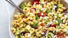 Greek Avocado Pasta Salad