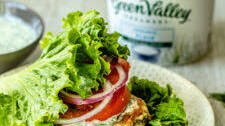 Greek Chicken Burgers with Creamy Tzatziki