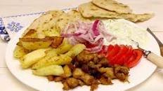 Greek Chicken Gyros Plate