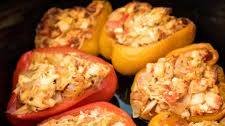 Greek Chicken Stuffed Peppers