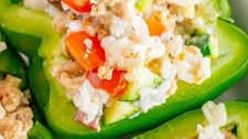Greek Chicken Stuffed Peppers