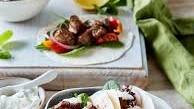 Greek lamb and feta tacos