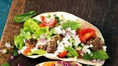 Greek lamb and fetta tacos