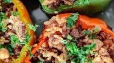 Greek Style Stuffed Peppers Recipe