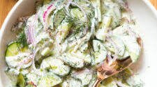 Greek Yogurt Cucumber Salad