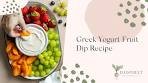 Greek Yogurt Fruit Dip Recipe