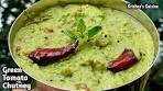 Green Tomato Chutney Recipe || Green Tomato Recipe ...
