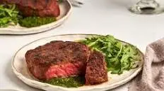 Grilled Beef Tenderloin Filets with Chimichurri Sauce
