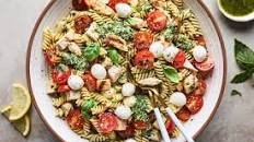 Grilled Chicken Pesto Pasta Salad