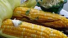 Grilled Corn with Cilantro Lime Butter