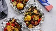 Grilled Foil Pack Vegetables