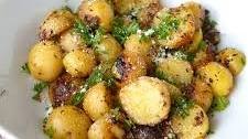 Grilled Garlic Parmesan Potatoes