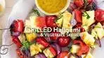 Grilled Halloumi and Vegetable Skewers