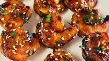 Grilled Korean Shrimp Skewers