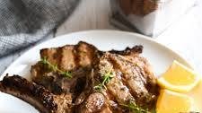 Grilled lamb chops