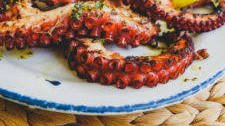 Grilled Octopus with lemon & oregano