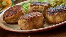 Grilled Ostrich Meatballs