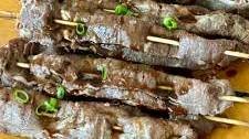 Grilled Teriyaki Beef Skewers