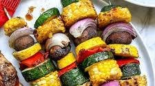 Grilled Vegetables Skewers