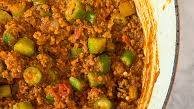 ground beef and okra stew