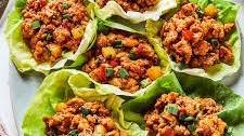 Ground Chicken Lettuce Wraps