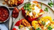 Ground Chicken Stuffed Peppers