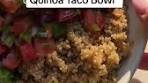 Ground Turkey Quinoa Taco Bowl ⬇️ first off nobody come for ...