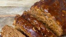 Grown-up Meatloaf with a Savory Whiskey Glaze