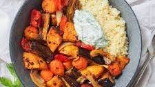 Harissa-roasted vegetables