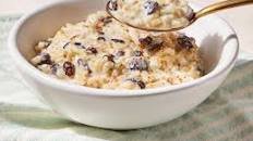 Healthier Creamy Rice Pudding