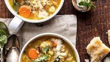 Healthier Italian Wedding Soup with Lemon and Garlic