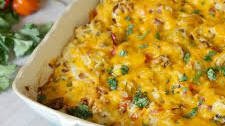 Healthier Southwest Hashbrown Casserole