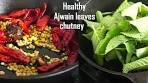 Healthy Ajwain Leaves Chutney