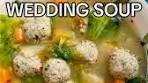 Healthy Italian Wedding Soup with Turkey Meatballs