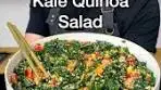 Healthy Kale Quinoa Salad Recipe