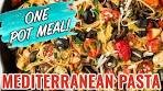 Healthy Mediterranean Pasta Recipe - Fast and DELICIOUS