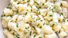 Healthy No Mayo Potato Salad with Greek Yogurt Dressing