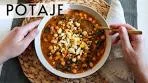 Healthy & tasty Spanish style CHICKPEA & SPINACH stew ...