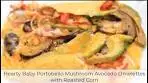 Hearty Baby Portobello Mushroom Avocado Omelettes with ...