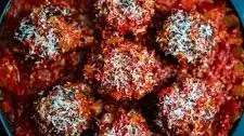 Hearty Italian Meatballs with Homemade Marinara Sauce