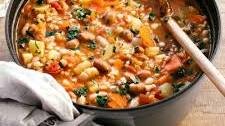 Hearty vegetable barley soup