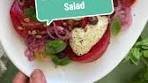Heirloom Tomato & Whipped Feta Salad with Sumac Onions