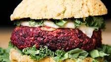 Hemp and Beet Veggie Burger Recipe - gluten-free & vegan