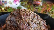 Herb Crusted Beef Round Roast