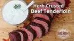 Herb Crusted Beef Tenderloin