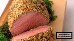 Herb Crusted Eye Round Roast Beef Recipe | Garlic Roast ...