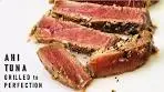 Herb Infused GRILLED AHI TUNA Steaks | Perfectly cooked ...
